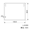 マサル工業 屋外用エムケーダクト 4号 長さ2m グレー 屋外用エムケーダクト 4号 長さ2m グレー OMD41 画像2