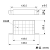 マサル工業 エンド 4号 チョコ 《屋外用エムケーダクト&reg;付属品》 エンド 4号 チョコ 《屋外用エムケーダクト&reg;付属品》 MDE49 画像2
