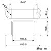 マサル工業 固定バンド 4号 チョコ 《屋外用エムケーダクト&reg;付属品》 固定バンド 4号 チョコ 《屋外用エムケーダクト&reg;付属品》 MDA49 画像2