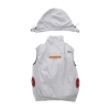 電材堂 空調服 空調ベスト サイズ:L グレー  ファン/バッテリー別売 ベストタイプ空調服 L グレー ファン別売 FAN03L 画像2