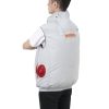 電材堂 空調服 空調ベスト サイズ:L グレー  ファン/バッテリー別売 ベストタイプ空調服 L グレー ファン別売 FAN03L 画像3