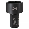ミルウォーキー INSIDER パススルーラチェット専用ソケット 非貫通タイプ 21mm 49-16-1621