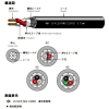 オーナンバ ソフトマイク 4心 0.3&#13215; 100V未満 100m巻 黒 ソフトマイク 4心 0.3&#13215; 100V未満 100m巻 黒 O-FlexMVVS4C×0.3SQ×100m 画像2
