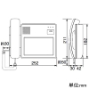アイホン 管理室親機 ≪VIXUS ADVANCE≫ タッチパネル 液晶表示付 据置・壁取付両用型 管理室親機 ≪VIXUS ADVANCE≫ タッチパネル 液晶表示付 据置・壁取付両用型 VJX-MKRB 画像3