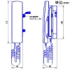 アイホン 受話器 ≪DASHWISM GP≫ VH(K)-3KVT・VH(K)-3KAT用 同時通話方式 受話器 ≪DASHWISM GP≫ VH(K)-3KVT・VH(K)-3KAT用 同時通話方式 VHW-HSKA 画像2