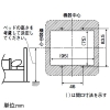 アイホン 子機 ≪Vi-nurse≫ コンセント・復旧ボタン付 プレート無し 壁埋込型 JIS2個用スイッチボックス用 子機 ≪Vi-nurse≫ コンセント・復旧ボタン付 プレート無し 壁埋込型 JIS2個用スイッチボックス用 NL-C2 画像3