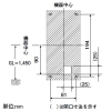 アイホン カメラ付玄関子機 Vi-nurseシステム専用 防雨形 1/4型カラーカメラ 壁取付型 カメラ付玄関子機 Vi-nurseシステム専用 防雨形 1/4型カラーカメラ 壁取付型 NL-DV 画像3