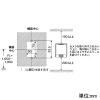 アイホン IPカメラ取付パネルセット ≪Vi-nurse≫ NLX-CA・WV-SW155用 壁取付型 JIS1個用スイッチボックス用 IPカメラ取付パネルセット ≪Vi-nurse≫ NLX-CA・WV-SW155用 壁取付型 JIS1個用スイッチボックス用 NLW-CM 画像3