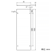 ネグロス電工 【受注生産品】立上りカバー SD-CVVH□1専用 適合ラック幅1000mm 標準塗装仕様 【受注生産品】立上りカバー SD-CVVH□1専用 適合ラック幅1000mm 標準塗装仕様 CV100P 画像2