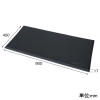 山善 疲労軽減用マット ≪楽マット楽≫ 900×450mm ブラック 疲労軽減用マット ≪楽マット楽≫ 900×450mm ブラック YC-45900-17(BK) 画像2