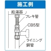 オンダ製作所 CB5型 逆止弁付ボールバルブ CB5型 逆止弁付ボールバルブ CB5-20M-S 画像3