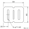 ネグロス電工 斜め振れ止め補助金具 斜め振れ止め補助金具 RSA1F 画像2