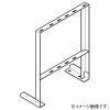 ネグロス電工 【受注生産品】床面固定立上りケーブルラック用耐震架台 2層2列用内足タイプ 幅630×高さ1300mm 標準塗装仕様 P-AGYSW65413U