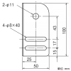 ネグロス電工 分岐接続金具 WRタイプ 2個組 分岐接続金具 WRタイプ 2個組 WRBT 画像2