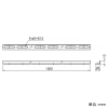 ネグロス電工 セパレーター MRタイプ 定尺1.5m セパレーター MRタイプ 定尺1.5m MRDF1P 画像2