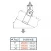 ネグロス電工 斜め吊り金具 ARタイプ 適合ラック10AR 適合吊りボルトW3/8 斜め吊り金具 ARタイプ 適合ラック10AR 適合吊りボルトW3/8 10ARFH1 画像3