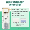 サン電子 地デジ用UHF平面アンテナ ブースタ内蔵型 26素子 水平偏波用 ブラック 地デジ用UHF平面アンテナ ブースタ内蔵型 26素子 水平偏波用 ブラック WG26B-K-EC 画像2