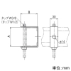 ネグロス電工 リップみぞ形鋼用吊りボルト支持金具 リップみぞ形鋼75×45mm 吊りボルトW3/8 溶融亜鉛めっき仕上仕様 リップみぞ形鋼用吊りボルト支持金具 リップみぞ形鋼75×45mm 吊りボルトW3/8 溶融亜鉛めっき仕上仕様 Z-RYF75H-W3 画像2