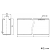 ネグロス電工 チャンネル 《ワールドダクター&reg;》 D3タイプ 定尺2.5m 溶融亜鉛めっき鋼板製 チャンネル 《ワールドダクター&reg;》 D3タイプ 定尺2.5m 溶融亜鉛めっき鋼板製 S-D3 画像2