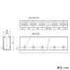 ネグロス電工 チャンネル 《ワールドダクター&reg;》 穴あきタイプ D3タイプ 定尺2.5m 溶融亜鉛めっき鋼板製 チャンネル 《ワールドダクター&reg;》 穴あきタイプ D3タイプ 定尺2.5m 溶融亜鉛めっき鋼板製 D3A 画像2