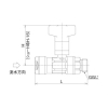 オンダ製作所 CBW1型 逆止弁付ボールバルブ 平行おねじ 水用 CBW1型 逆止弁付ボールバルブ 平行おねじ 水用 CBW1C-1613M-S 画像2