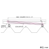 ネグロス電工 【受注生産品】折板屋根用太陽電池傾斜取付筋かい 《サンストラット&reg;》 傾斜金具設置型 SSA5用 地上垂直積雪量60cm以下 【受注生産品】折板屋根用太陽電池傾斜取付筋かい 《サンストラット&reg;》 傾斜金具設置型 SSA5用 地上垂直積雪量60cm以下 SSA5-BR100 画像3