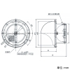 パナソニック 丸形パイプフード ステンレス製 防火ダンパー・防虫網付 温度ヒューズ72℃ 呼び径φ150mm 丸形パイプフード ステンレス製 防火ダンパー・防虫網付 温度ヒューズ72℃ 呼び径φ150mm VB-RN150SA2 画像2