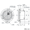 パナソニック ベントキャップ ステンレス製 ガラリ・防虫網付 呼び径φ150mm ベントキャップ ステンレス製 ガラリ・防虫網付 呼び径φ150mm VB-VW150S3 画像2
