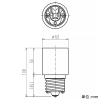 東西電気産業 口金変換用ソケット E39→E39 口金変換用ソケット E39→E39 TS-908-E39/E39 画像2